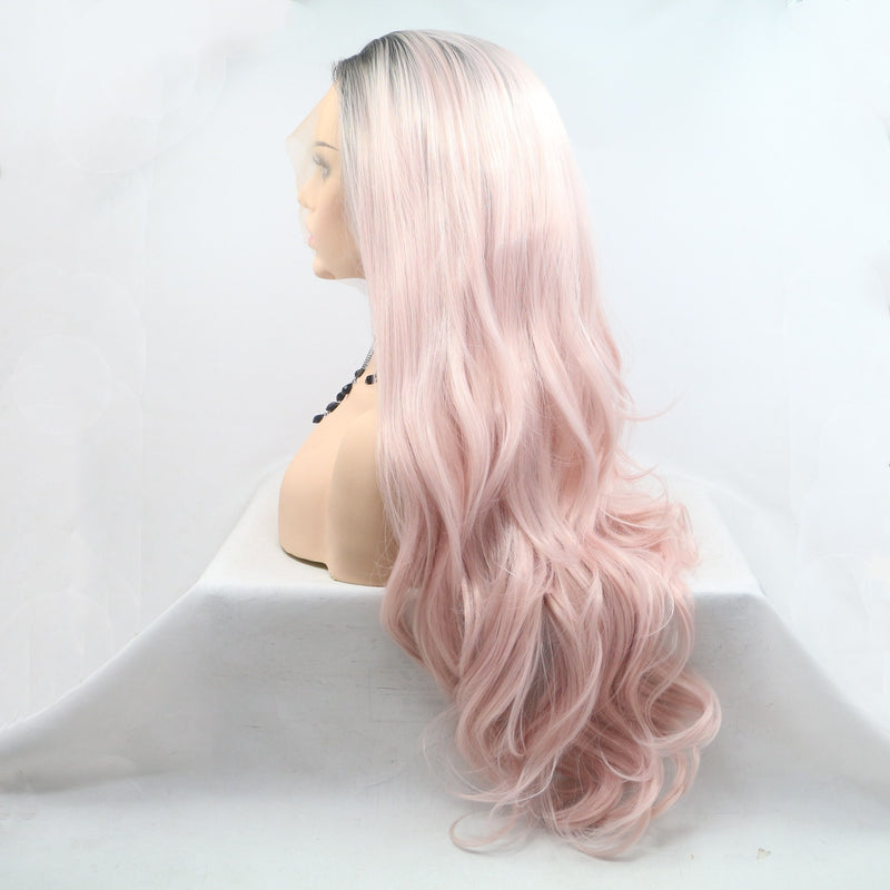 Lovely Pink Girl Hair Wig USW056