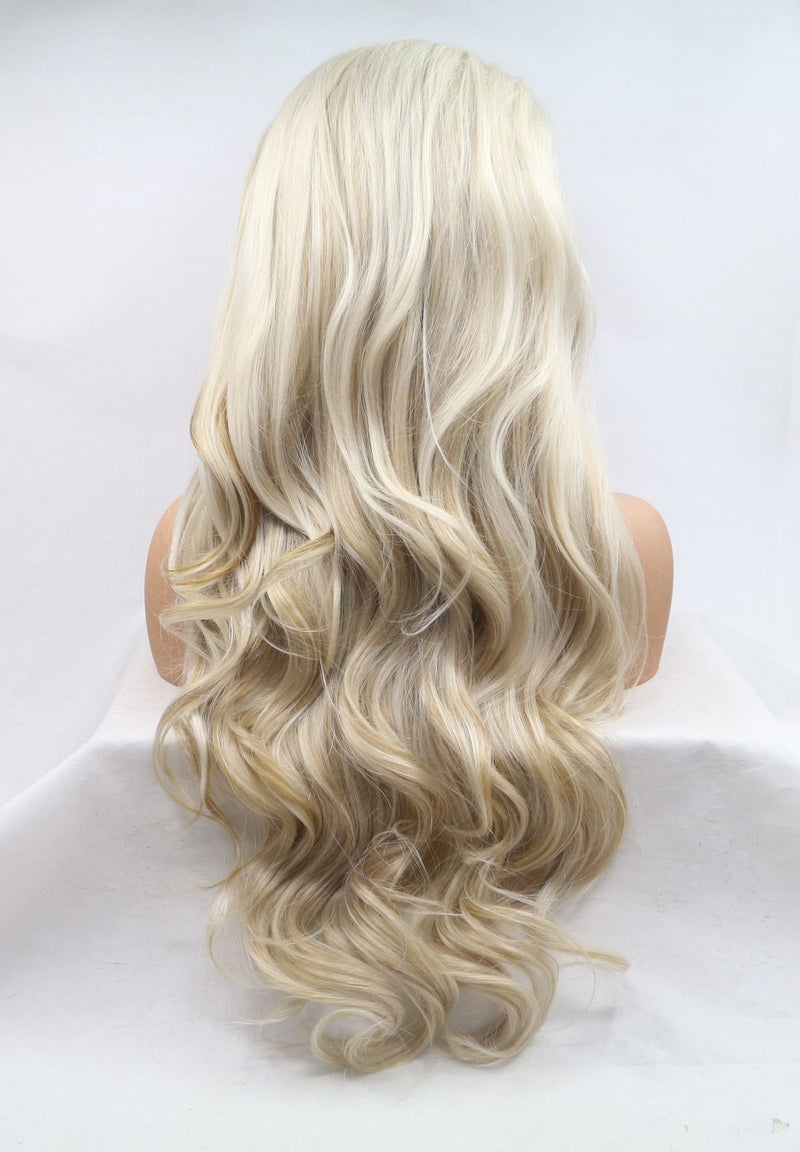 Kyrene Wavy Synthetic Lace Front Wig USW048