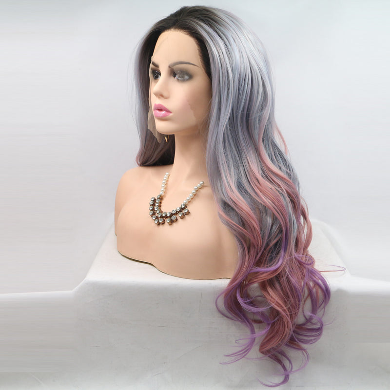 Undine Synthetic Lace Front Wig USW090