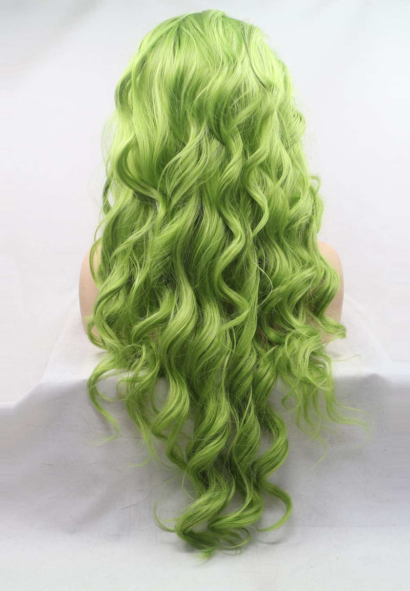 Green KANEKALON Synthetic Wig USW126