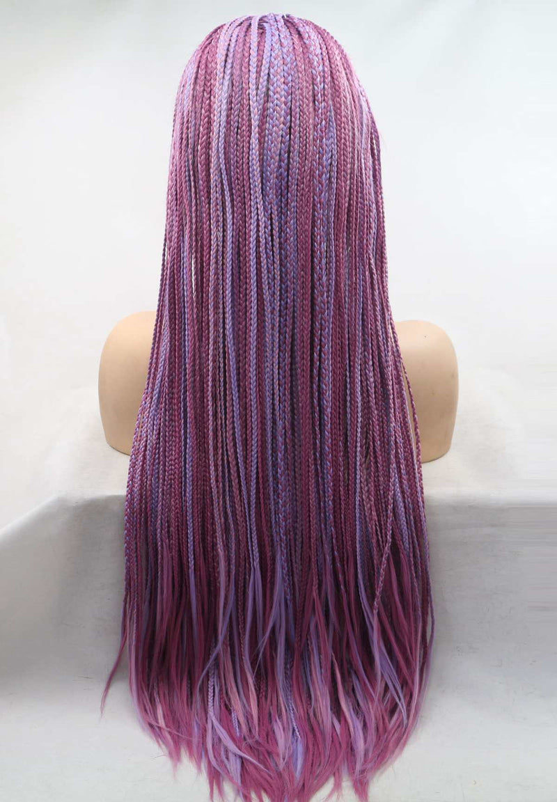 Colorful Braided Synthetic Wig USW132
