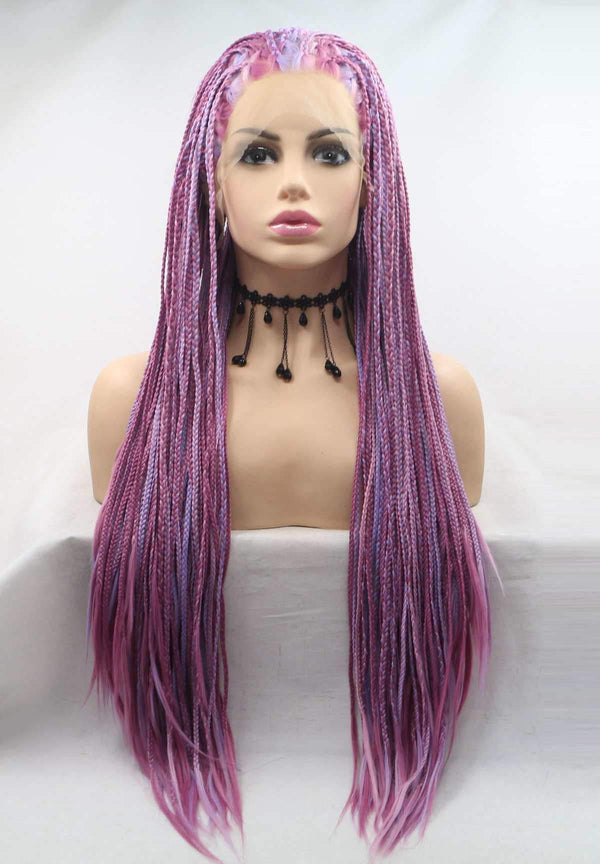 Uself synthetic braided wig