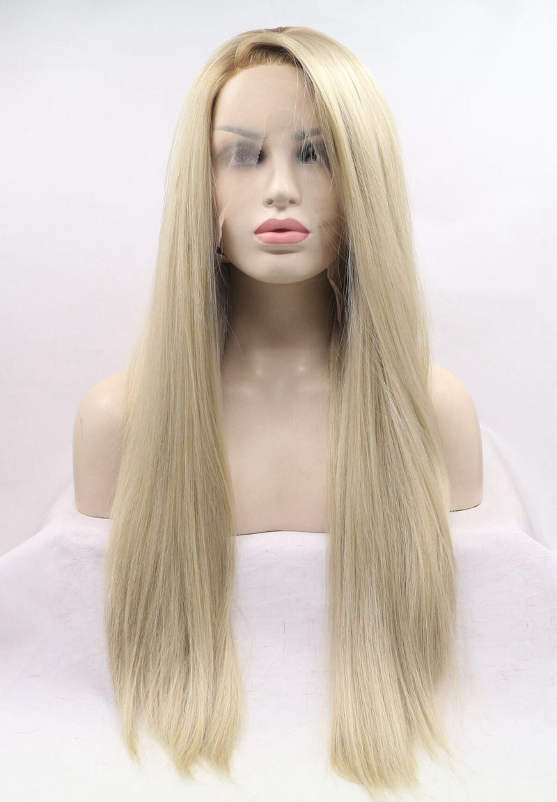 Dione Ombre Blonde Straight Wig USW030