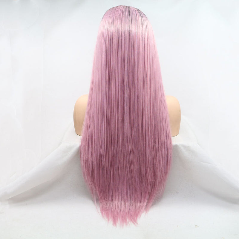Pepper Pink Straight Wig Cosplay USW071